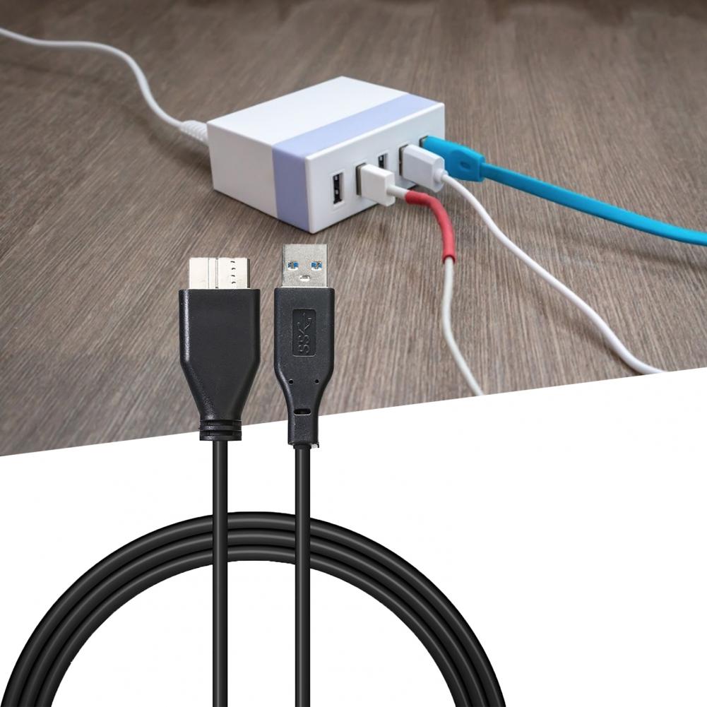 Kabel voor harde schijf USB 3.0 A mannelijk naar micro B mannelijk Hoge snelheid datakabeladapter Adapter voor harde schijf