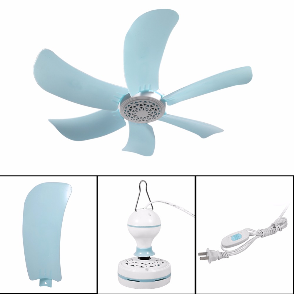! 8w energisparende liten takvifte sikkerhet sommerventilador 6 blader liten sommervifte