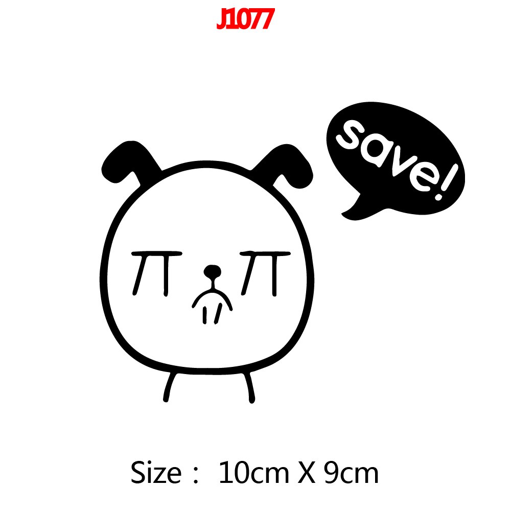 Cute dog Removable Art Vinyl Wall Stickers For Living Room Kids Room Wall Art MURAL: Style6