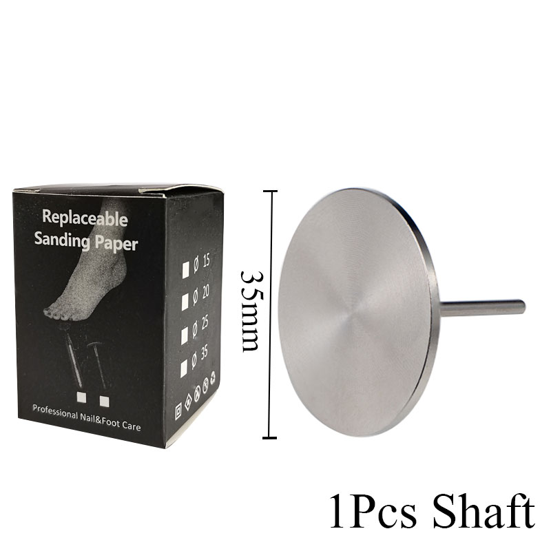 35 MILLIMETRI Sostituibile Carta Vetrata Strumenti di Pedicure manicure Pedicure 3/32 ''discoteca Piede Pelle Morta Rimuovere Carta Abrasiva discoteca Ugello: bianca