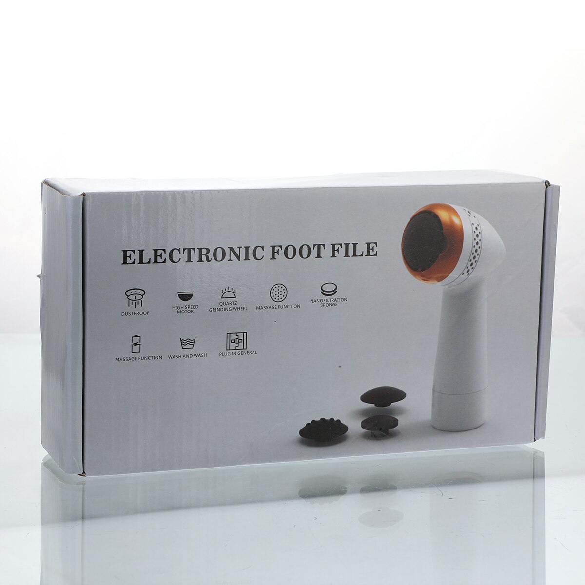 Electronic Foot File Rechargeable Vacuum Adsorption Pedicure Machine Multifunction Electric Remove Calluses Foot Care Tool