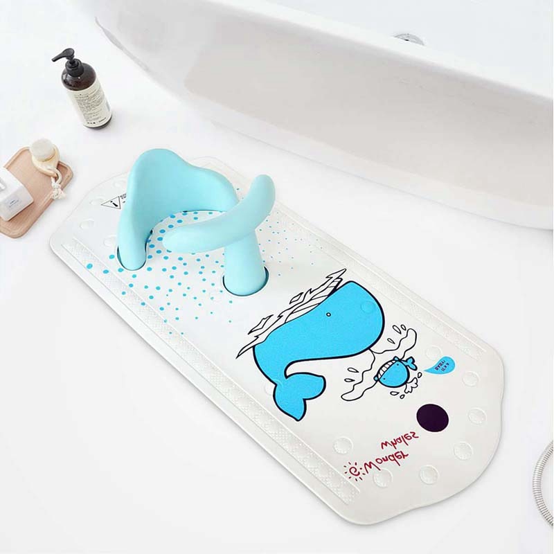 Baby Bath Mat with Baby Shower Seat Bathtub Cushio... Grandado