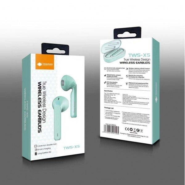Auricular Deepbass AIR TWS-X5 Bluetooth 4 Colores
