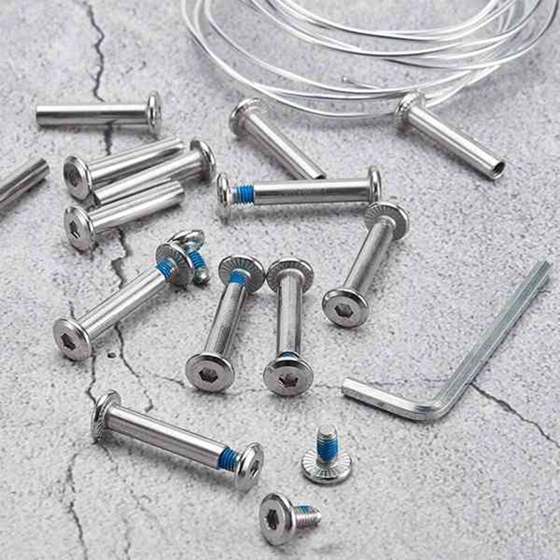 20PCS 6X31mm Axle Parts for Inline Roller Skates Shoes Aluminum Screws Accessories