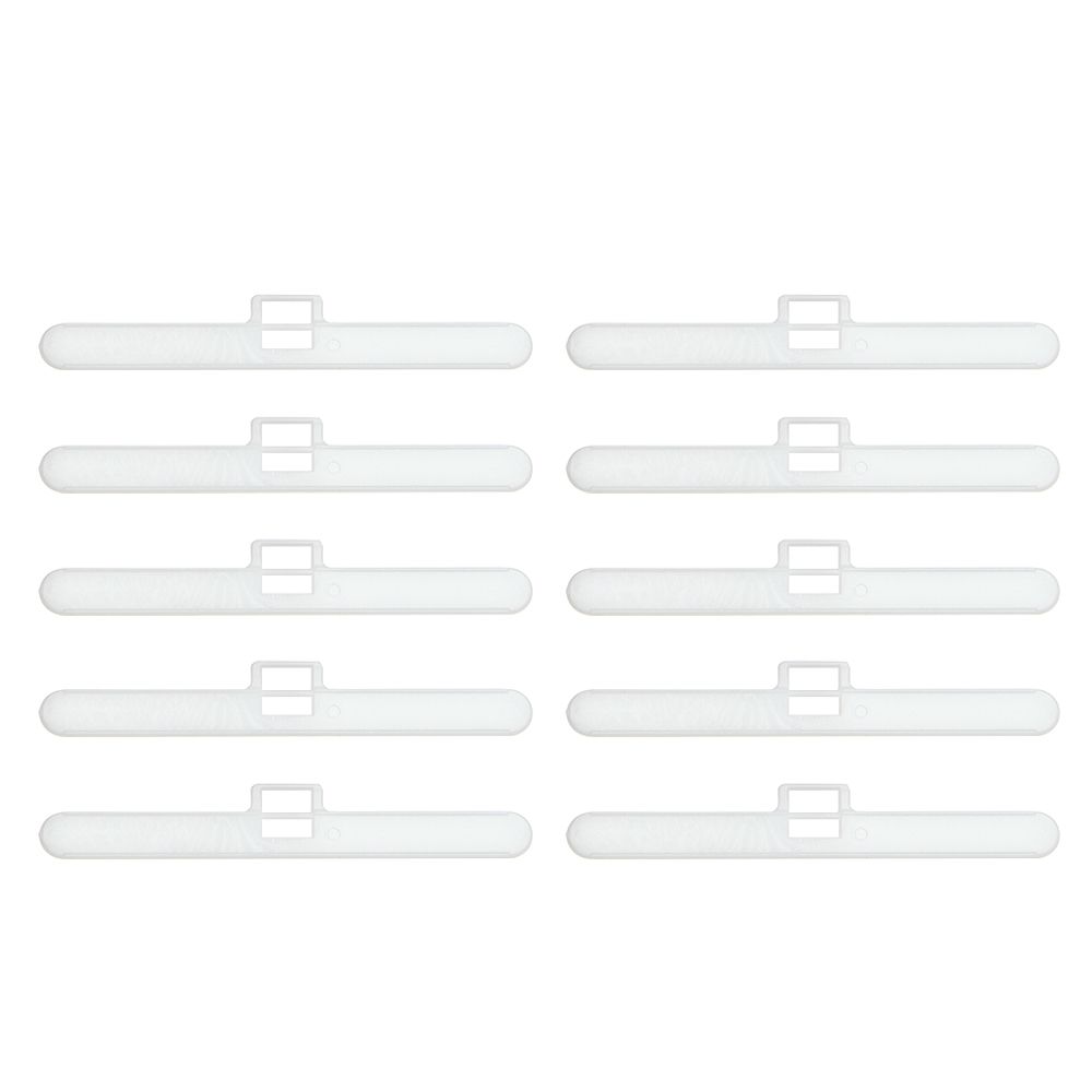 10 Stuks Link Gordijn Accessoires Raam Lamellen Hanger Ketting Latten Vervanging Gordijn Reparatie Clips Verticaal Blind: WHITE