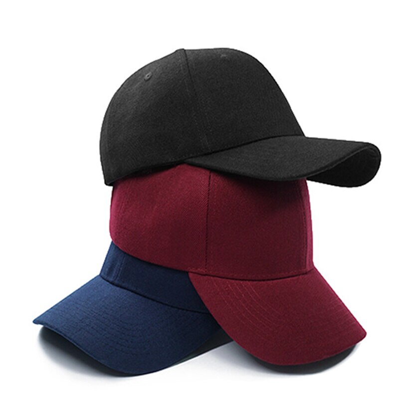 Ajustable de los hombres gorras de béisbol de verano simple curva visera del sol sombreros mujeres gorras de Color liso Casquette para actividades al aire libre Accesorios