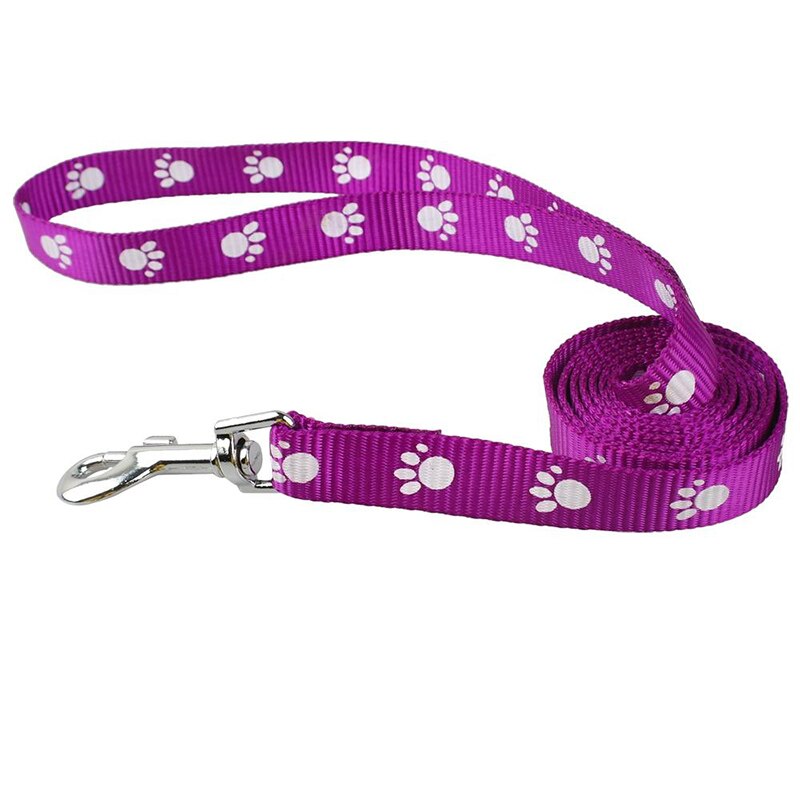 Nylon Print Pet Hondenlijn Duurzaam Kleurvastheid 1.2 Meter Lopen Op Riemen Voor Honden Kat sacar el perro een pasear 4 Kleur