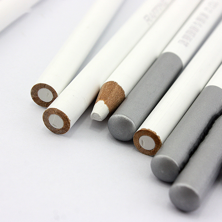 3 unids/set lápices para dibujar carbón de leña, Color blanco, marrón, negro, recarga de 4,0mm, fuente de lápices para pintar carbón vegetal