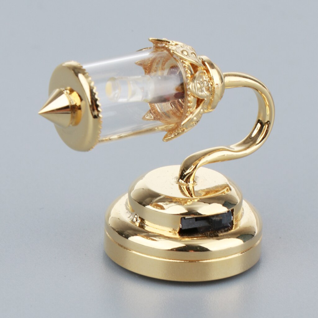 MagiDeal 1 Pair Dollhouse Trasparente Paralume Elettrico di Illuminazione A LED Lampada Da Parete Della Decorazione