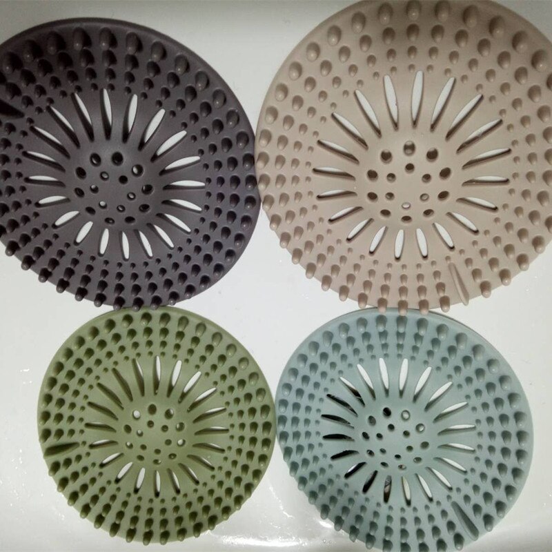 Kanalisation Vorfluter Sieb Küche Waschbecken Filter PVC Ablauf Haar Fänger Abdeckung Lavabo Küche Spielereien Zubehör 5 farben
