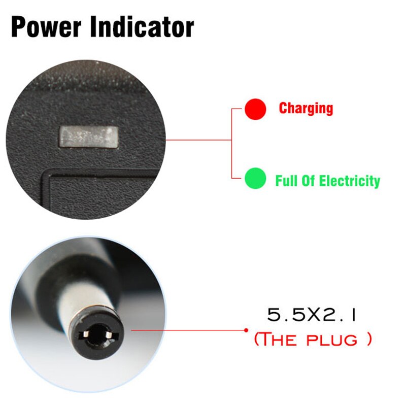 kingwei AC Adapter Charger - 16.8V 1.5A Output - EU/US/UK Plug - For 18650 Battery Packs