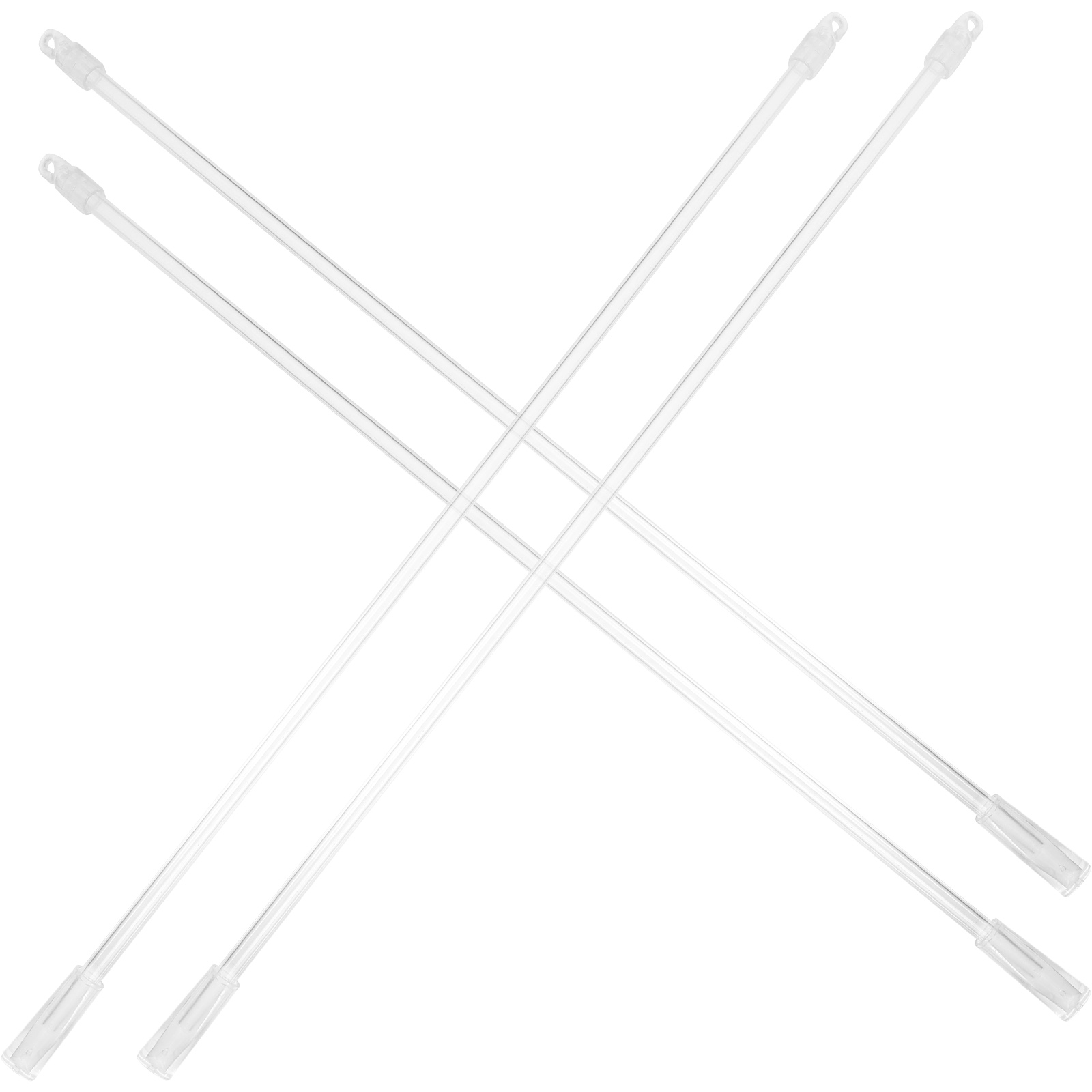 4 Sets Blind Rod Rotating Hook Handle Transparent Accessories Curtain Vertical Window Blind Tilt Replacement Window