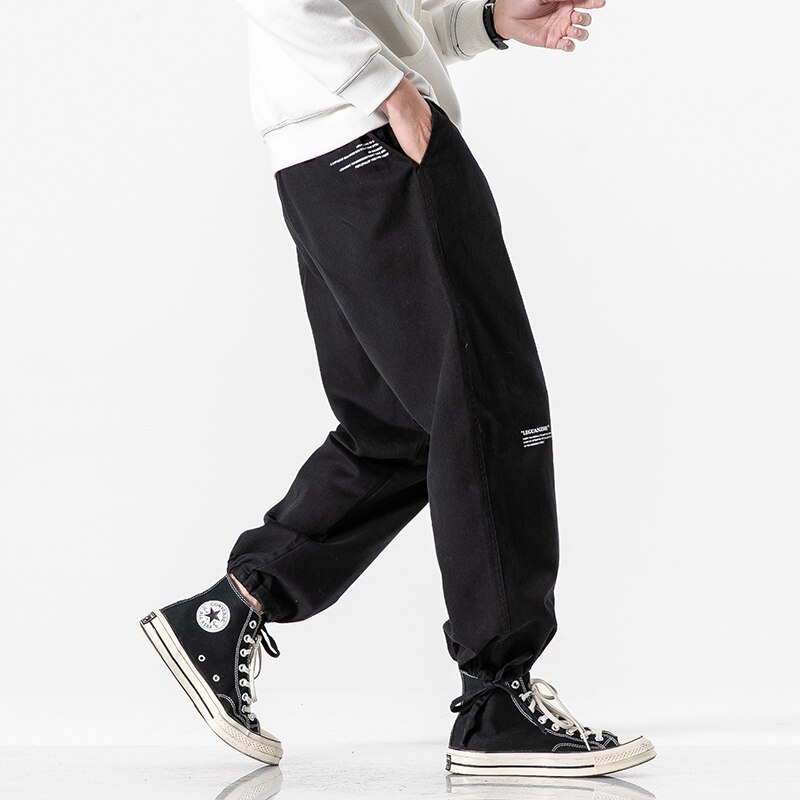 ANKLE-LENGTH Sweatpants Streetwear Spring Autumn Hip Hop Harem Pants Men's Casual Korean Oversize Joggers Trouers