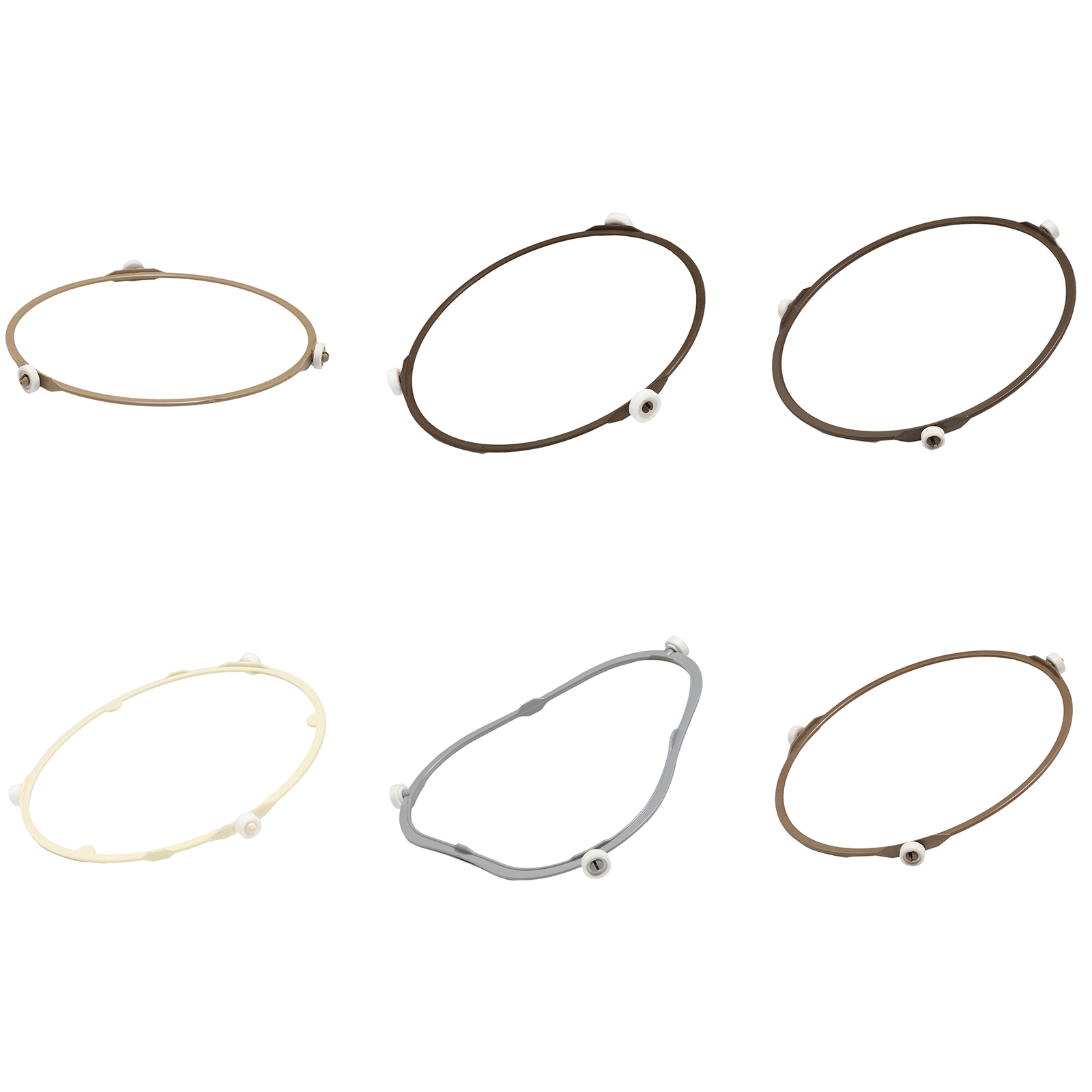 Soporte para tocadiscos para horno microondas, seis tipos, anillo giratorio circular, soporte para rodillo, Base para tocadiscos de vidrio, soporte para bandeja