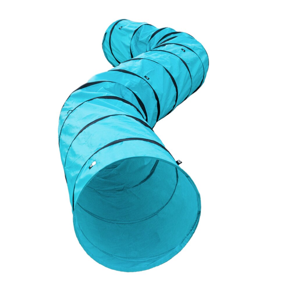 Agility Training Tunnel Pet Dog Play Outdoor Gehoorzaamheid Oefening Apparatuur Blauw