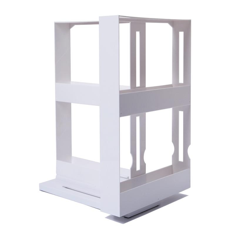 2layer Rotatable Push-pull Storage Organizer Condiment Bottle Rack Storage Rack Kitchen Storage Holders Organization Accessories