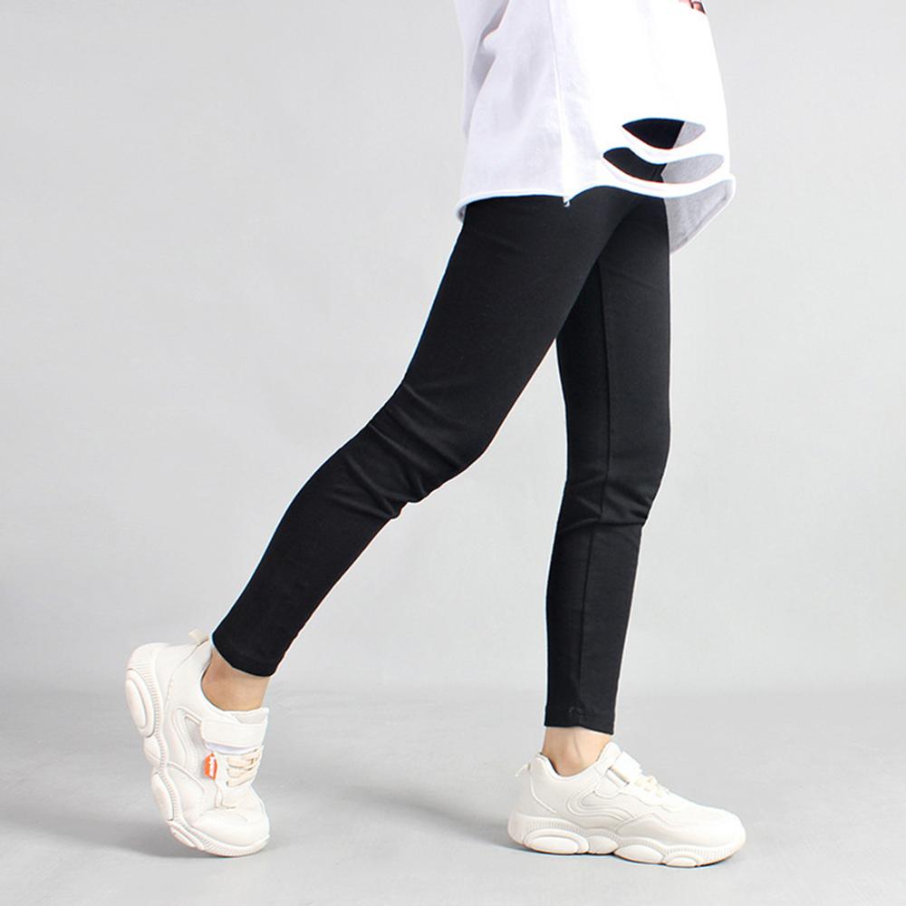 Patpat Zomer Lente En Herfst Modieuze Solid Leggings Broek Voor Meisjes Grote Kinderkleding Kinderen Meisje Bodems