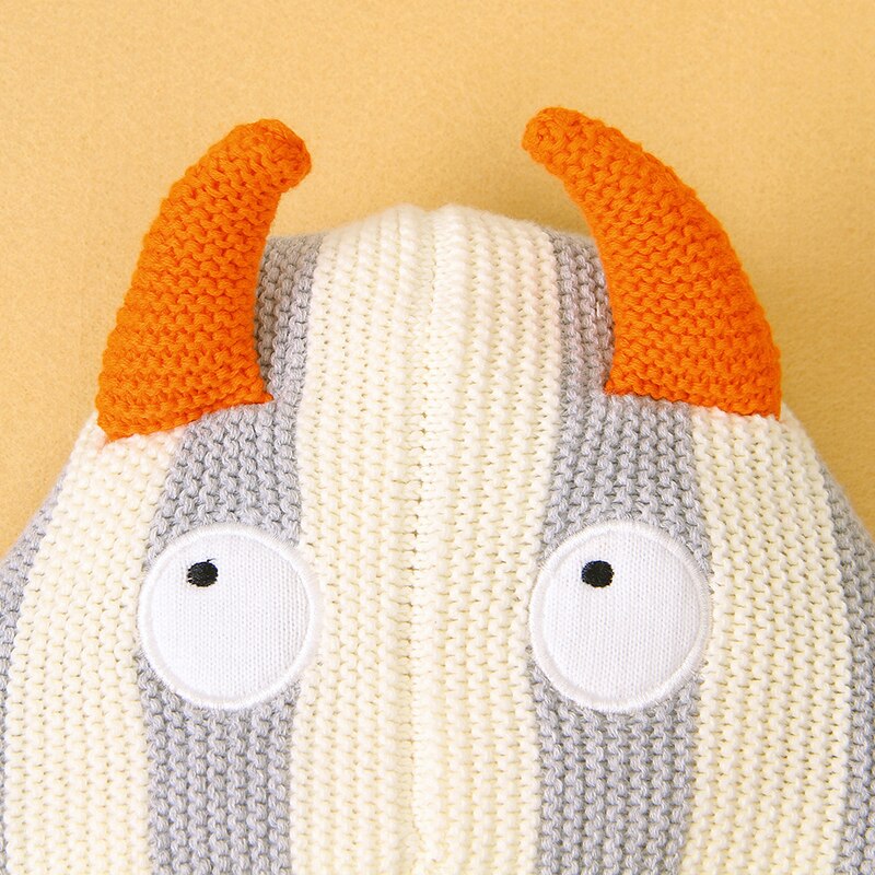 PatPat Spring and Autumn Baby Cute Knitted Striped Button Sweater with Pocket Sweaters & Hoodies Sweaters