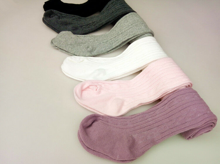 Baby Girls Tights Toddler Kids Solid Cotton Warm Stockings Leg Warmer Pantyhose Cute Pants Stockings