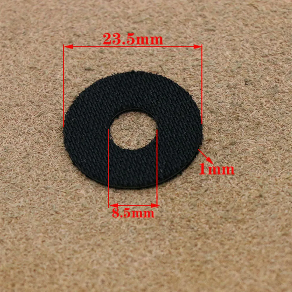 1mm Angeln Reel Bremsbeläge Carbon Faser Drag Washer Angeln Rad Scheiben Für Baitcastingrolle Outdoor Angeln Reel Zubehör: Black