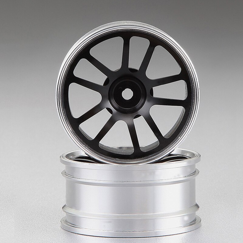 Killerbody Aluminum Alloy Wheel Fit for 1/10 RC Touring Car: 48490BLK