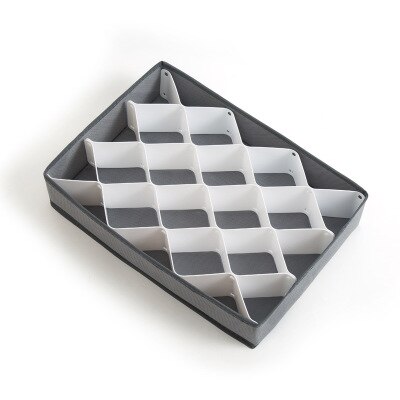 Divisori per cassetti fai-da-te organizzatore di stoccaggio per cassetti regolabile per disordine posate da cucina comò strumenti per il trucco calze cassetti per ufficio: grigio