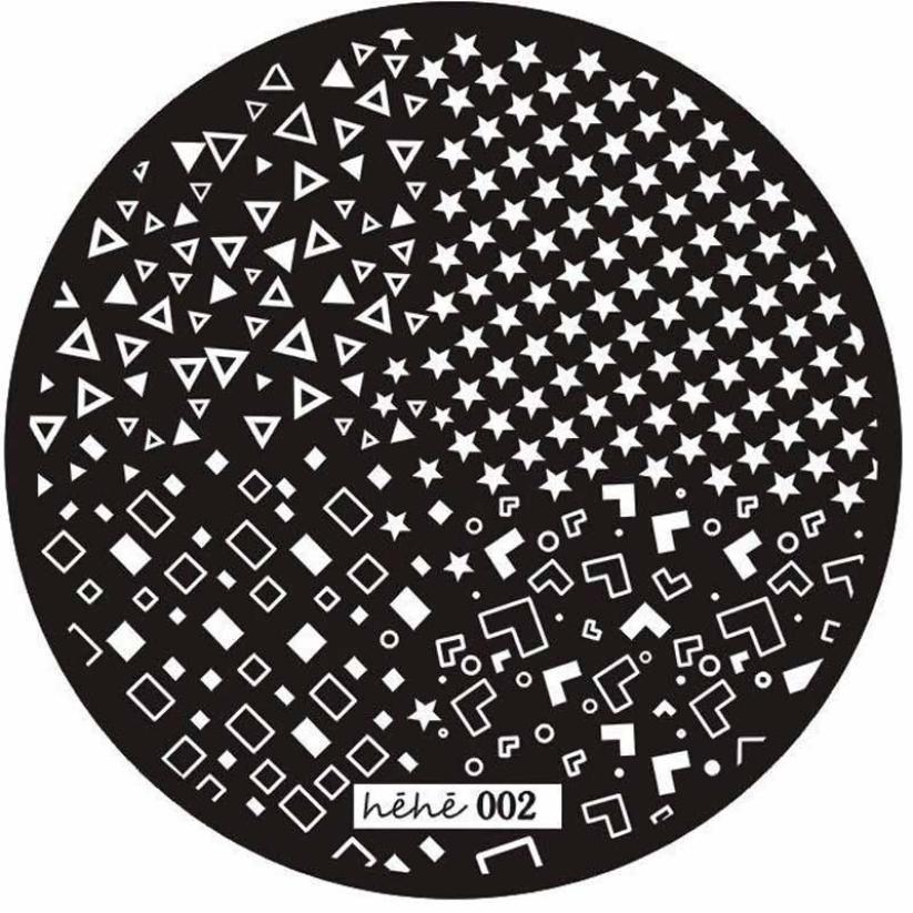 Mønster negle stempling plader stål plade nail art billede stempel stempling plader manicure skabelon 2 jy 24: 002
