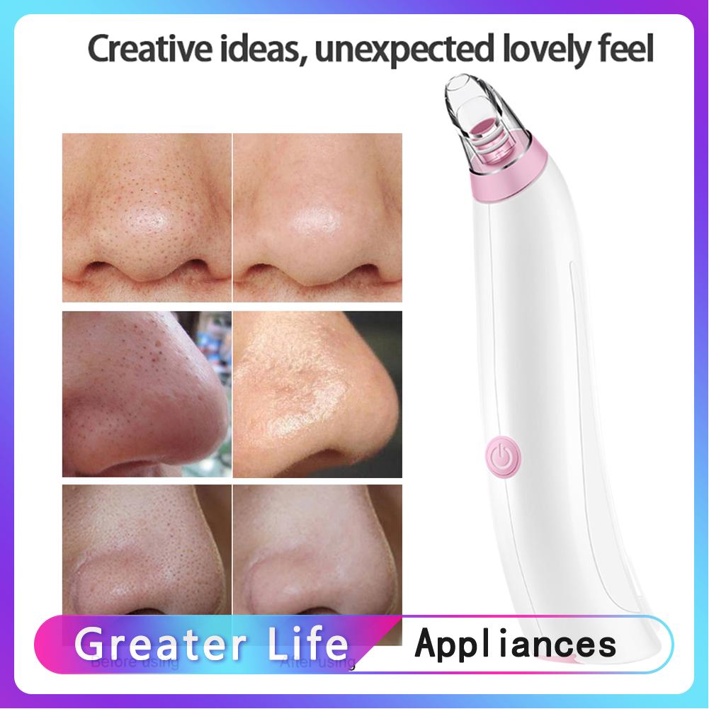 Electric Facial Blackhead Remover Vacuum Suction Skin Nose Pore Cleaner