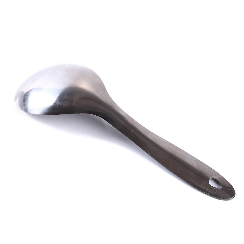 Stainless Steel Rice Spoon Soup Spoon Serving Spoons Deepen Thicken Large Capacity Small Spoon Cinnerware