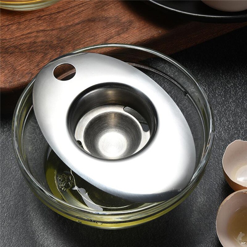 Egg Separator, Stainless Steel Egg Yolk White Separator, Egg Separator Tool for Baking Cake and More