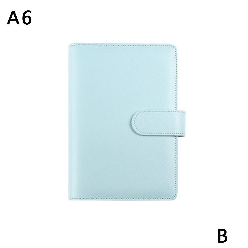 A5 A6 Classic Loose Leaf Ring Binder Notebook Planner D Binder Ring Notebook Leaf Notebook Diary Planner Loose Cover Cl T7L2: B