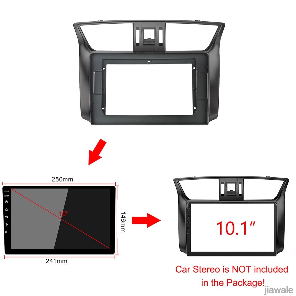 10.1 "Quad-nucleo 2.5D Ips Dello Schermo di androide 10 auto Gps Radio di Navigazione per Nissan Sentra, pulsar, sylphy 2013-2016