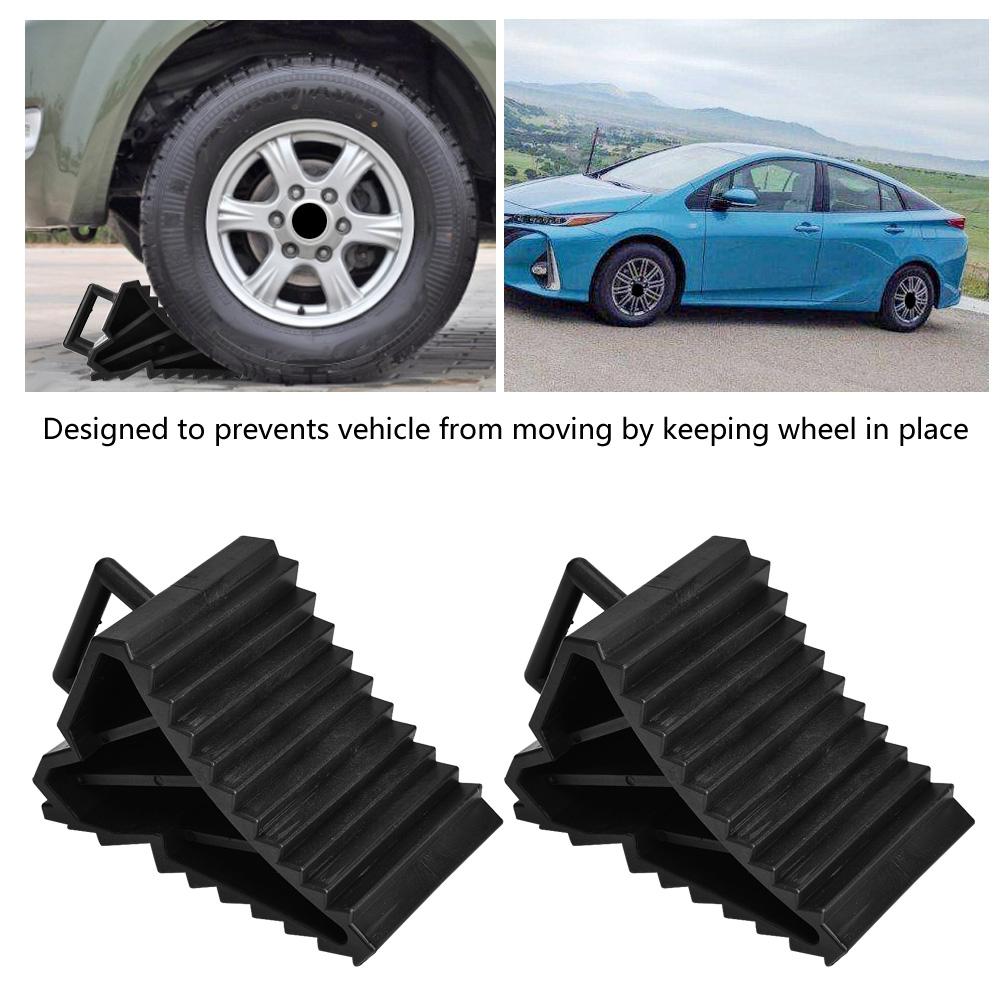 2pcs Rubber Wheel Stopper Anti-Skid Rubber Wheel Bearing Tire Anti-Skid Device for car SUV truck RV Car Wheel Rubber Stop Slider