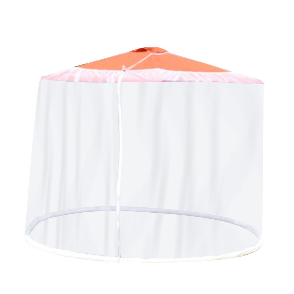 Moskito Insekt Netz Sonnenschirm Ich bin Freien Rasen Garten Camping Sonnenschirm Abdeckung moskitonetz baldachin moustiquaire mosquitera: Weiß / CenterPost 300x230cm