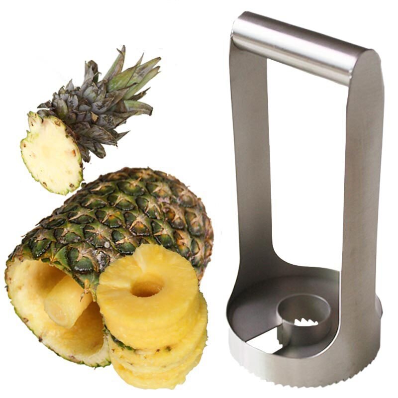 Ananas Slicer Rvs Ananas Snijder En Corer Pineapple Slicer Peeler Corer Fruit Mes Groente Gereedschap