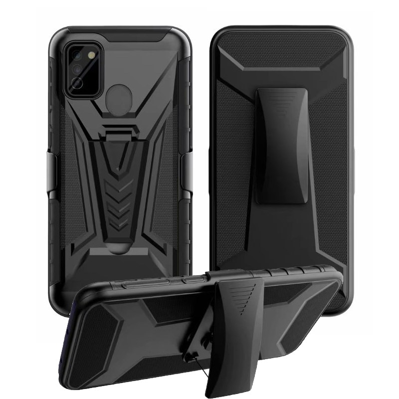 Combo Shell & Holster Case Slim Shell Case Met Ingebouwde Kickstand Swivel Belt Clip Holster Voor Samsung Galaxy m31 M30S M21