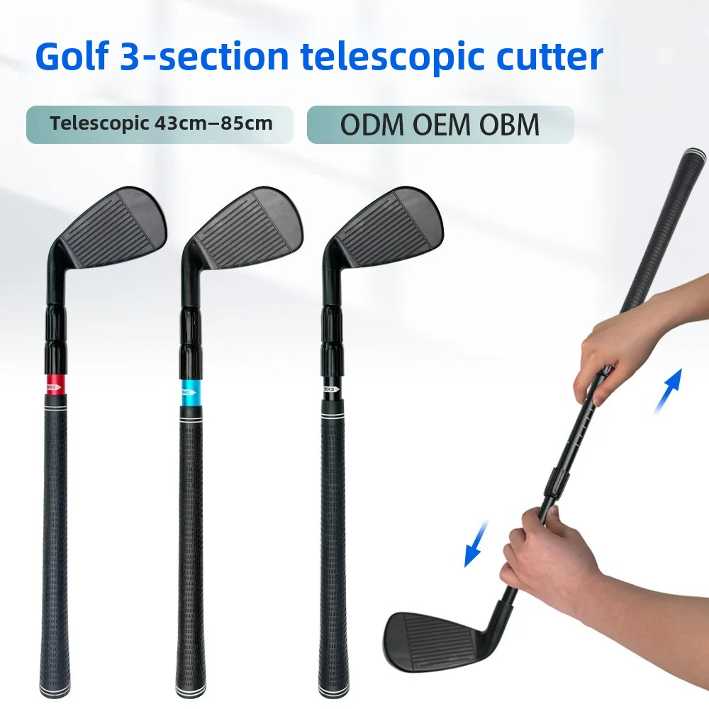 Outdoor Golf Club Three-Node Extendable Practice Club Indoor Golf Ball Club High Durable Golf Club Made In China