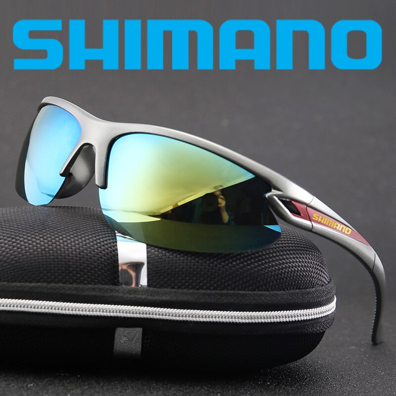 Shimano – lunettes de soleil polarisées pour hommes, pêche, vélo, plein air