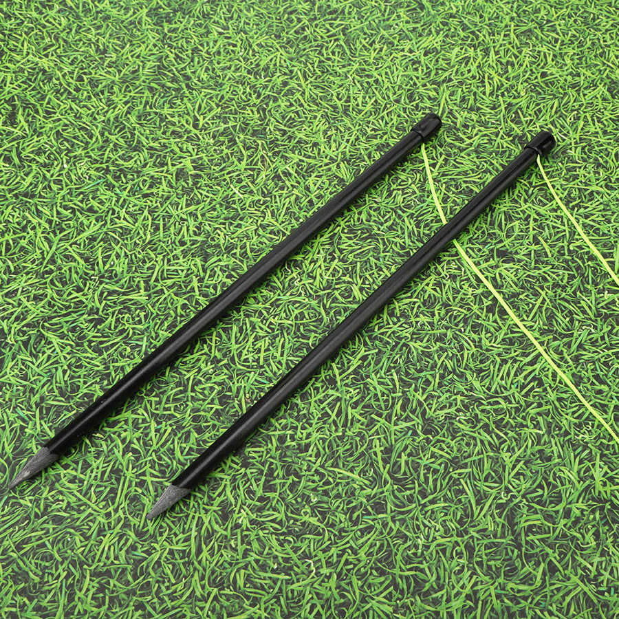 Golf Swing Putting String Stick Fiberglass Stick Lightweight Alignment Golf Swing Putting String Peg Stick Direction Training