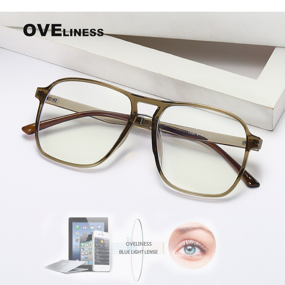 Anti Blue Light Glasses Men Bluelight Radiation Women TR90 Computer Gaming Glasses Blue Light Blocking glasses UV Eyewear frame