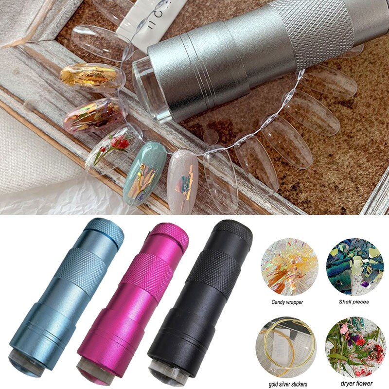 Tampon de transfert de vernis à ongles, lampe UV à séchage rapide, tampon de gelée 2 en 1, lampe à séchage rapide