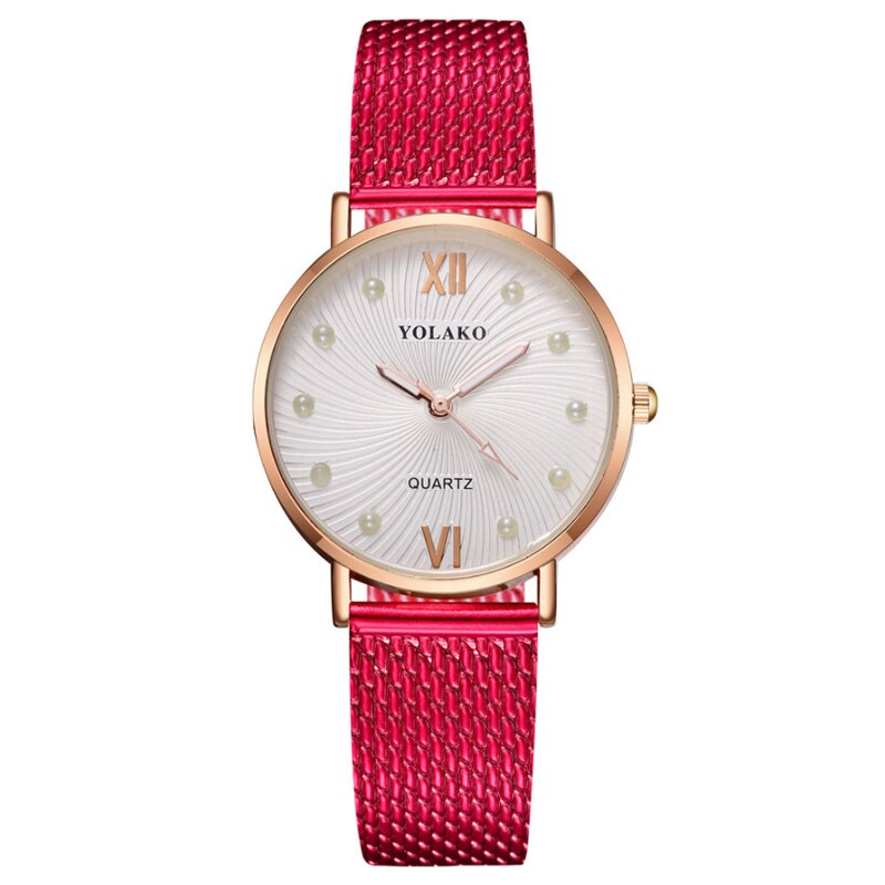 Luksus mærke ur dame armbåndsur simpelt quartz ur klassisk dame casual ur