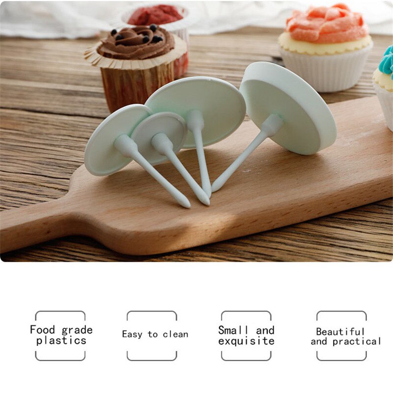 4pcs/set Stainless Steel Piping Nail Ice Cream Cake Decorating Tools Baking Stands Tools DIY Needle Stick Cake Flower Nails^1