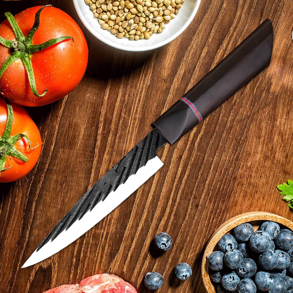 XITUO Chef Knife 440C Steel Handmade Forged Japanese Kitchen Knife Set Sharp Cleaver Kiritsuke Santoku Gyuto Knife Cooking Tools