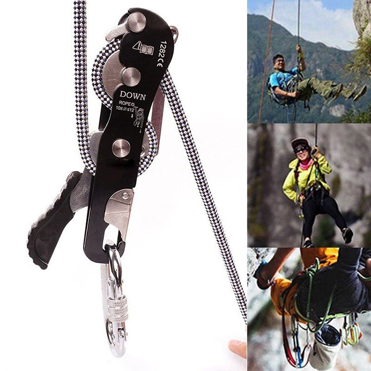 Kiipeily pysäkki laskeutuminen kalliokiipeily laskeutumislaite pysäytä kahva-ohjaus laskeutumislaite alamäkeen laskeutuminen rappelling