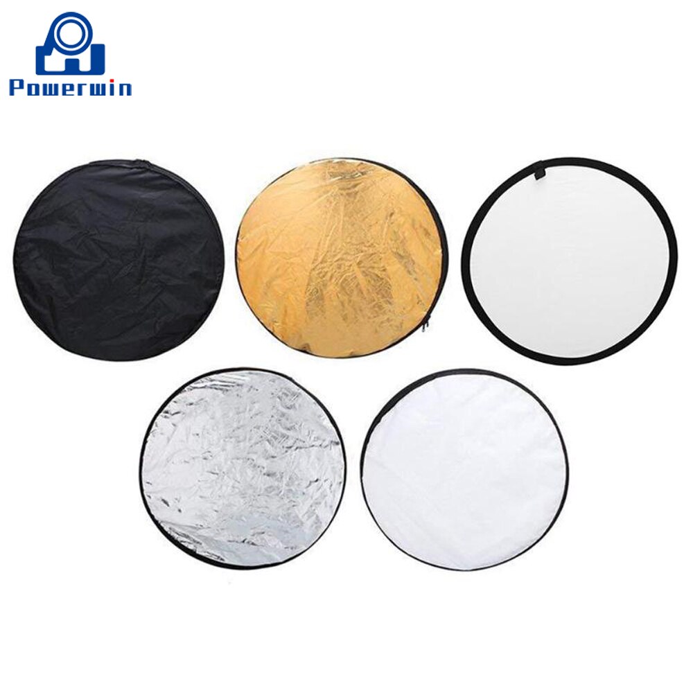 Powerwin 5 in 1 reflektor 110cm tragbare zusammenklappbare disc dslr-kamera blitz studio video lichtständer softbox diffusor hintergrund