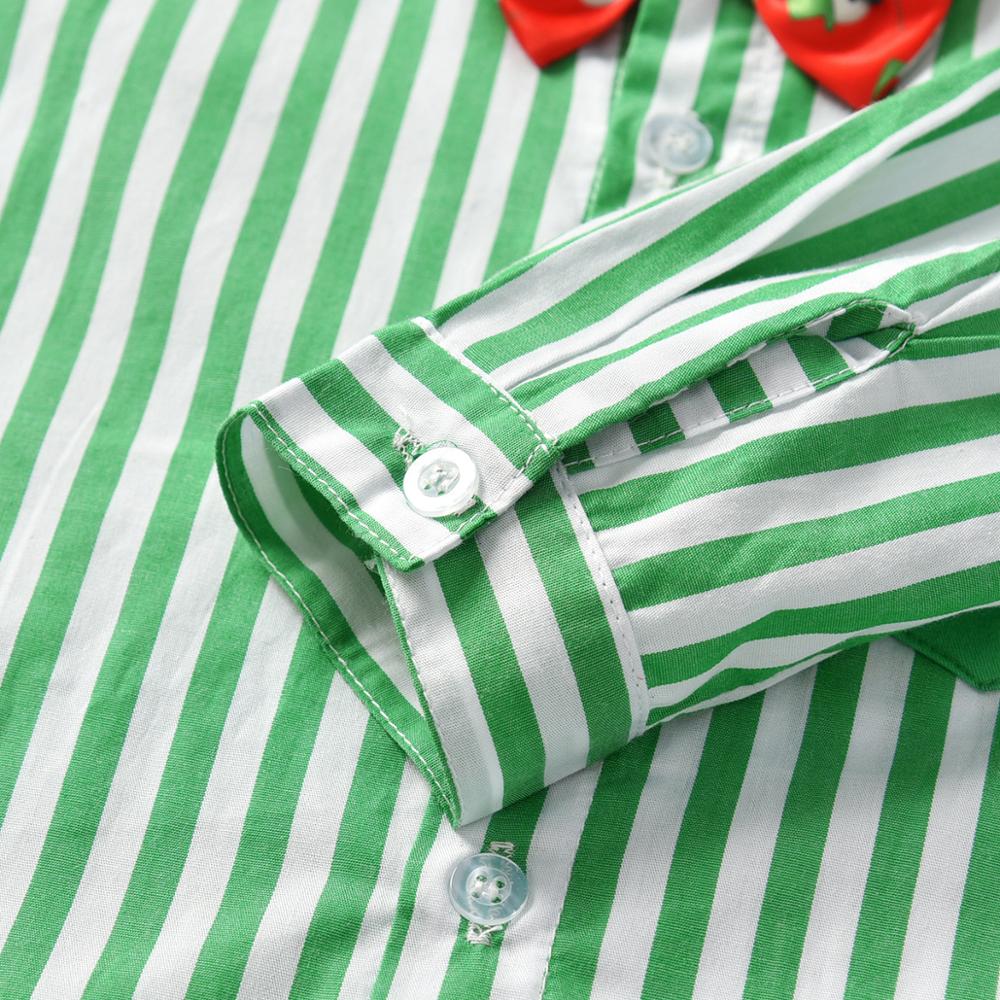 Jule baby børne sæt herre drenge tøj sæt festtøj t-shirt+bukser+vest 3 stk børne outfits tøj