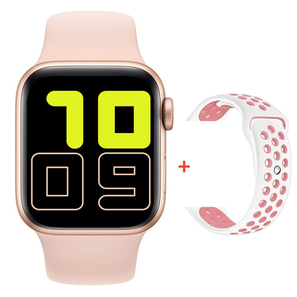 Smartwatch X6 - 1.54" Full Touch - Bluetooth Calls - Music Control - Health Tracker - For Android & iOS: Gold 1