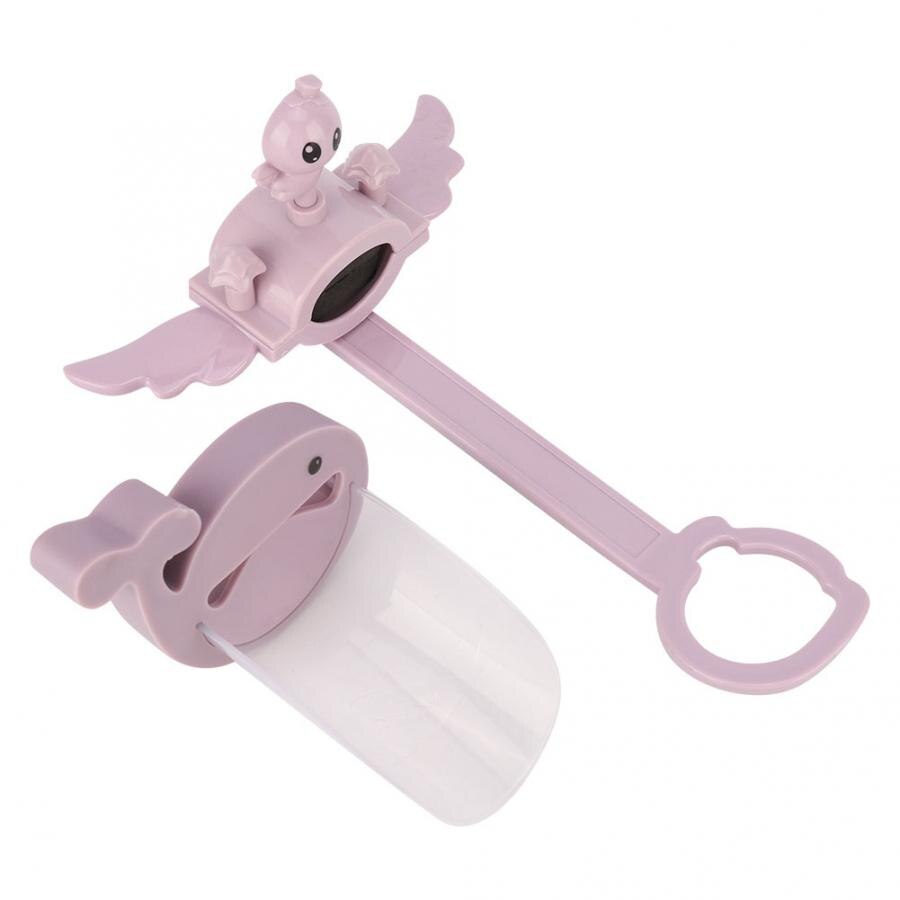 Baby Tub Seat Cartoon Children Faucet Extender Proof Water Nozzle Extender Sink Handle Extender Baby Washing Care Bath Tub: Purple