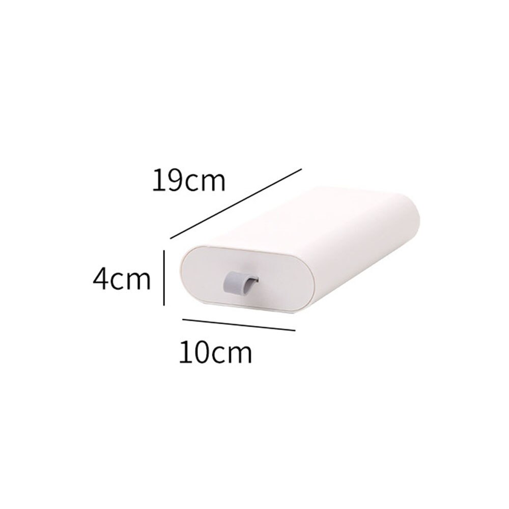 Desk organizer kitchen drawer organizer paste office desk bottom finishing box desktop storage box organizer for cosmetics: White small